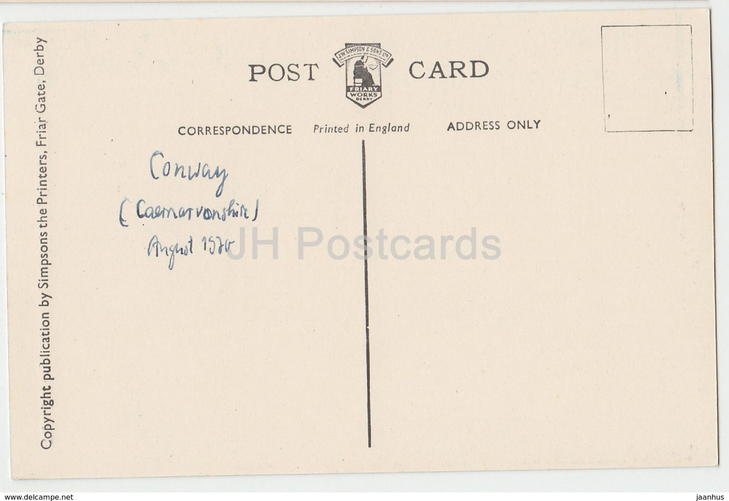 Conway - The Calvary - St. Michael' s Church - 1970 - United Kingdom - Wales - used