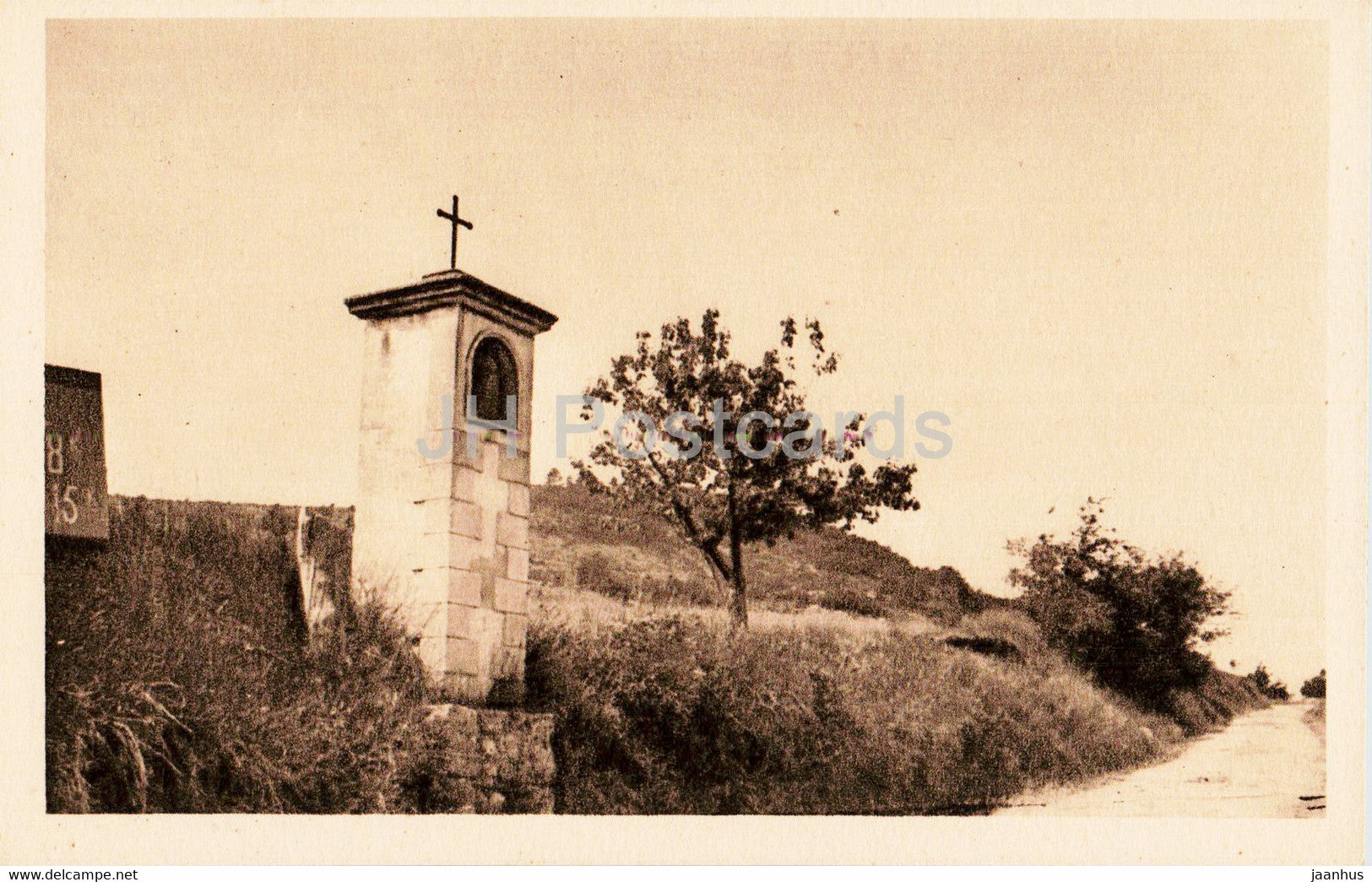 Oratoire San Sebastian - Allemagne - construit en bordure du chemin d'Albiosc - 33 - old postcard - France - unused - JH Postcards