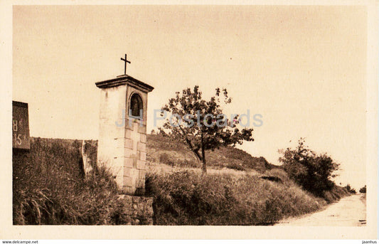 Oratoire San Sebastian - Allemagne - construit en bordure du chemin d'Albiosc - 33 - old postcard - France - unused - JH Postcards