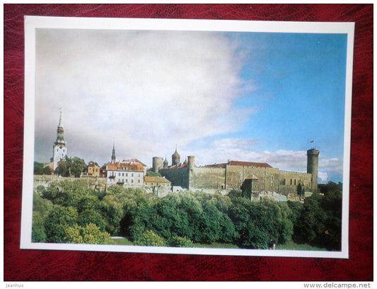 the Toompe castle 13th - 16th centuries - Tallinn - 1980 - Estonia - USSR - unused - JH Postcards