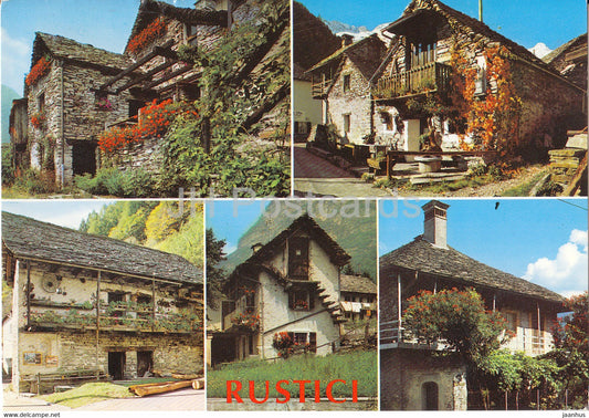 Tessiner Rustici - Rustici Ticinesi - multiview - 10751 - Switzerland - used - JH Postcards