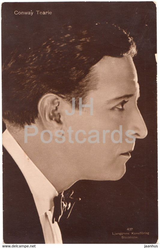American actor Conway Tearle - Film - Movie - 437 - 1925 - Sweden - old postcard - used - JH Postcards