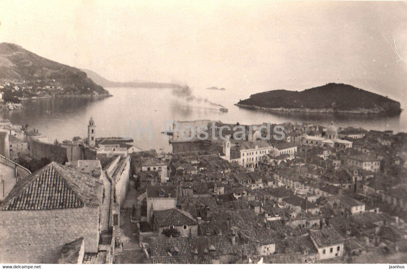 Dubrovnik - old postcard - 1952 - Croatia - Yugoslavia - used - JH Postcards
