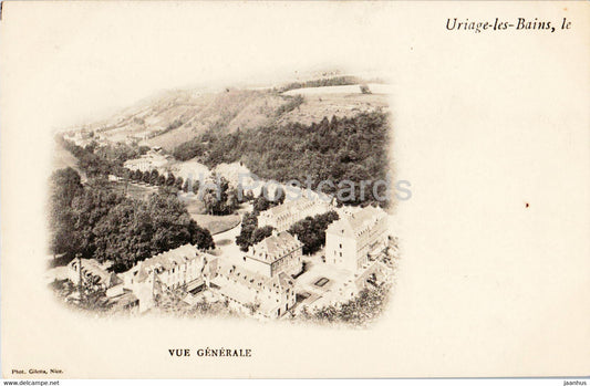 Vue Generale - Uriage les Bains - old postcard - France - unused - JH Postcards