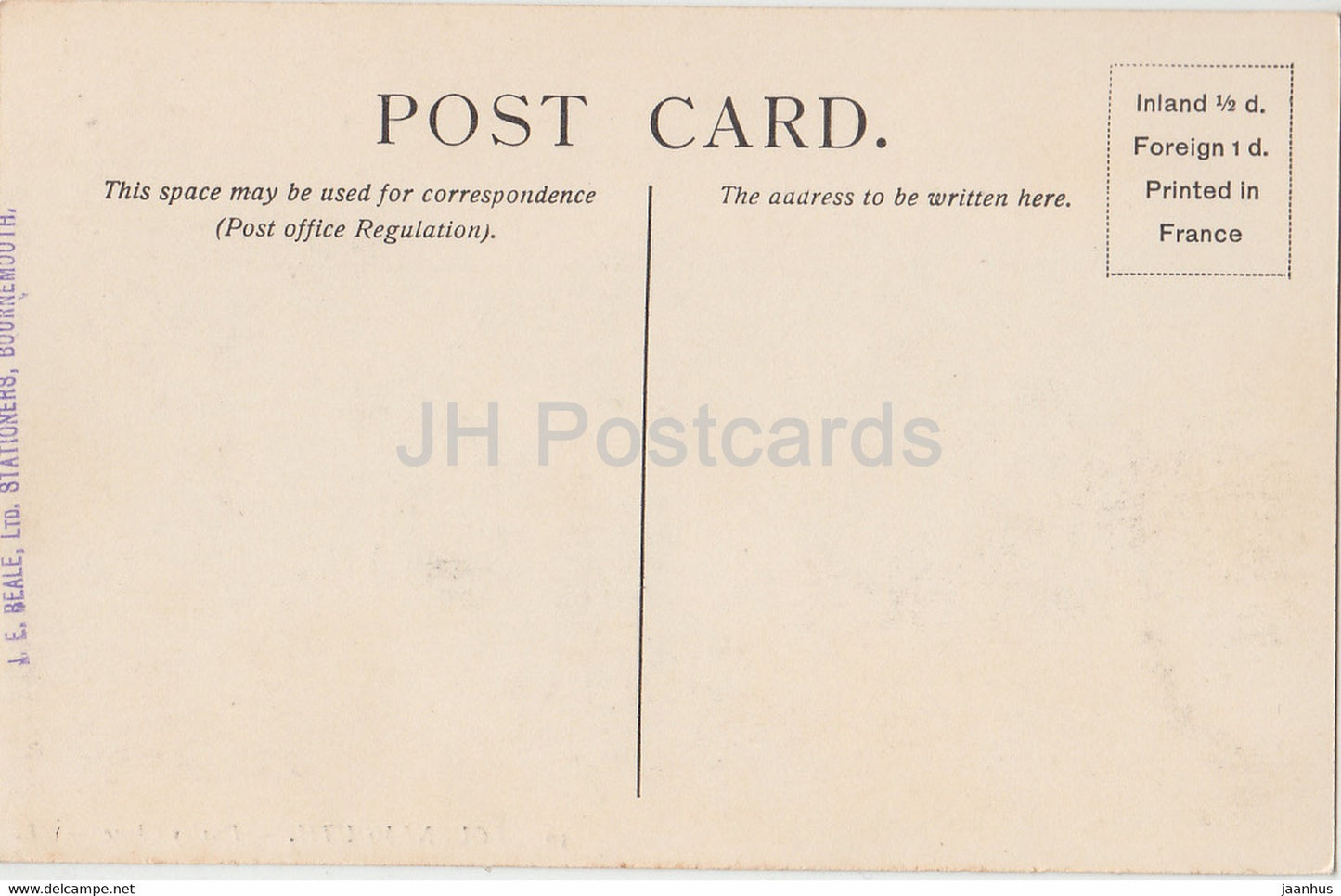 Bournemouth - Durley Chine - 50 - old postcard - England - United Kingdom - unused