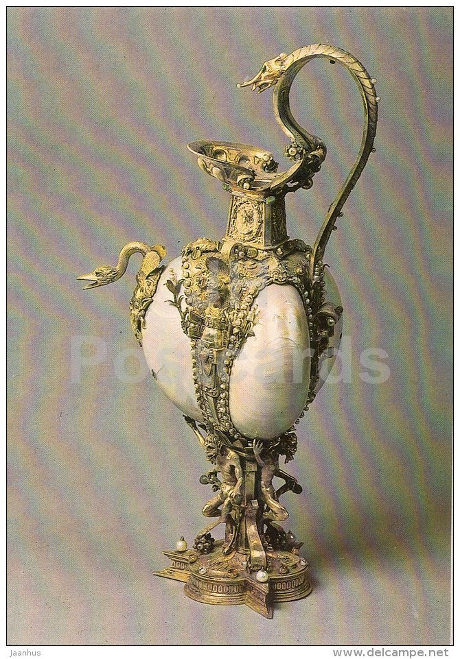Ewer for Washing Hands , Antwerp - shells - Art - 1985 - Russia USSR - unused - JH Postcards