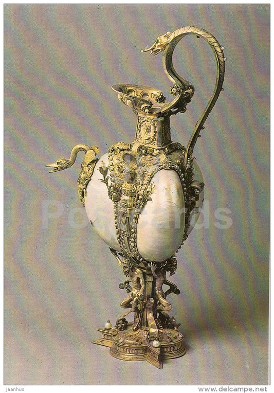 Ewer for Washing Hands , Antwerp - shells - Art - 1985 - Russia USSR - unused - JH Postcards