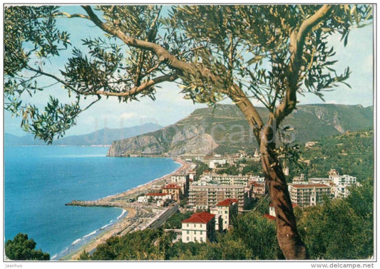 panorama - beach - spiaggia - Finale Ligure - Riviera Delle Palme - Liguria - F 387 - Italia - Italy - used - JH Postcards