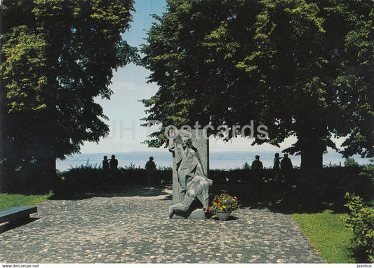 Klimakurort Heiden uber dem Bodensee - Dunant Platz mit Denkmal Jean Henri Dunant - Switzerland - used - JH Postcards