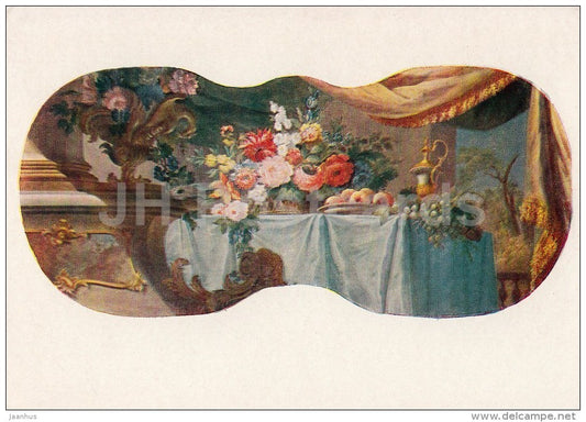 painting by I. Firsov - Flowers and Fruits , 1754 - flowers - Russian Art - 1960 - Russia USSR - unused - JH Postcards