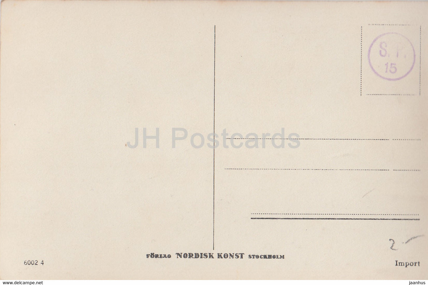 Goteborg - Tradgardsforeningen - Vaxthuset - carte postale ancienne - Suède - inutilisée