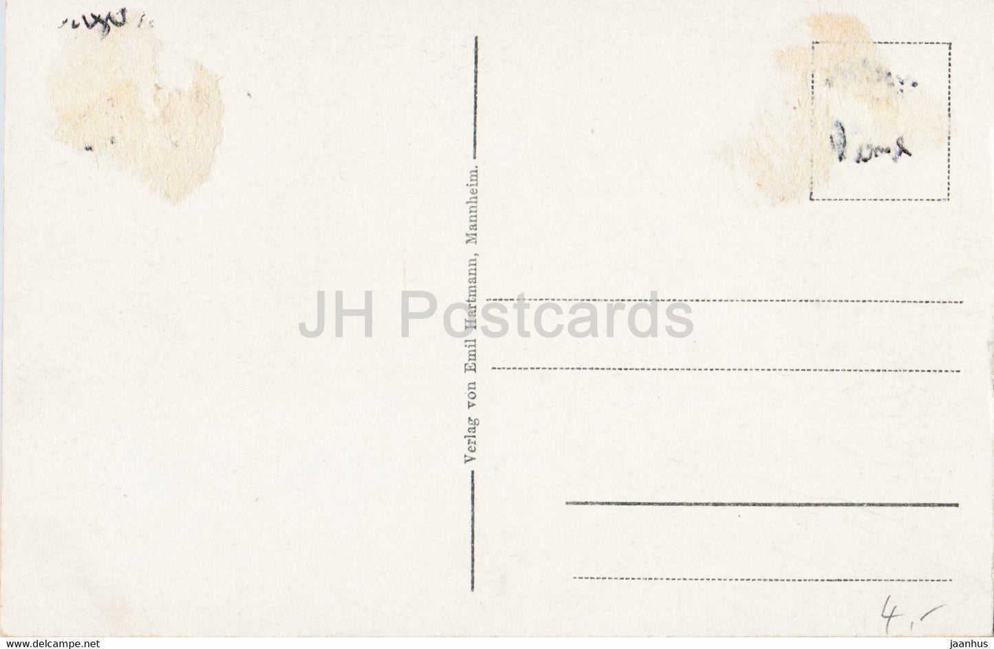 Frankfurt am Main - Römerberg - alte Postkarte - Deutschland - unbenutzt