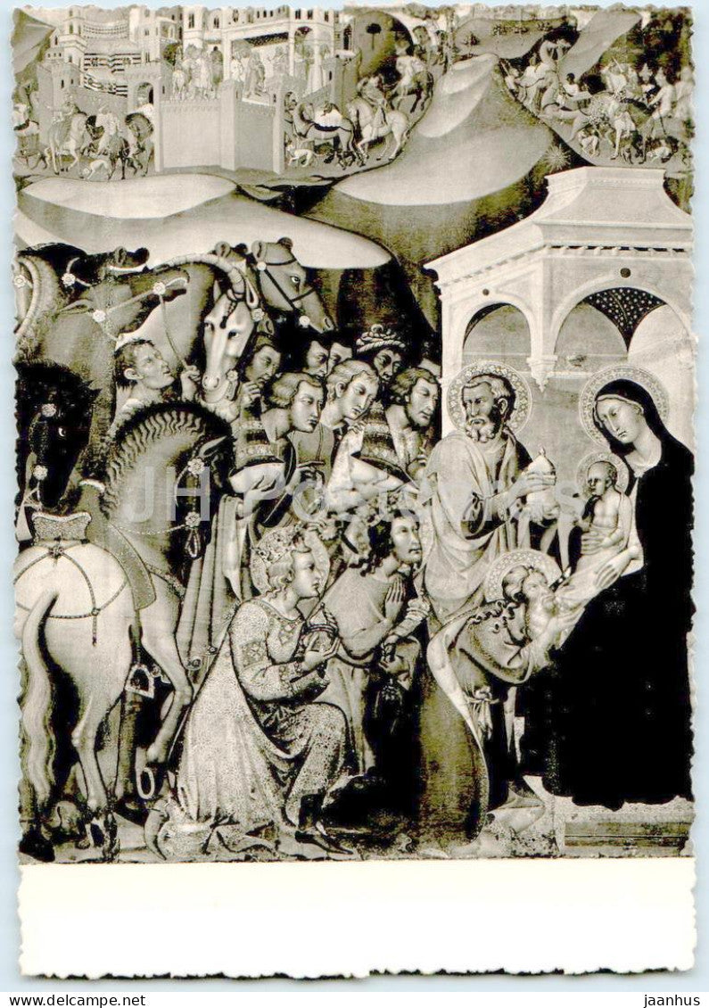 Siena - Pinacoteca - Bartolo di Fredi - L'Adorazione dei Magi - The Adoration of the Magi - 31 - Italy - unused - JH Postcards