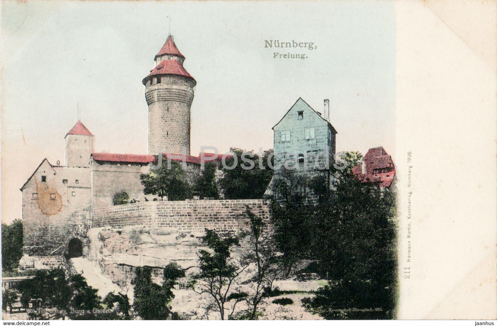 Nurnberg - Nuremberg - Freiung - 211 - old postcard - 1900 - Germany - unused - JH Postcards