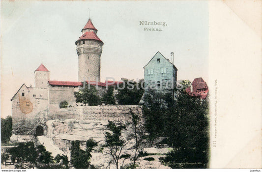 Nurnberg - Nuremberg - Freiung - 211 - old postcard - 1900 - Germany - unused - JH Postcards