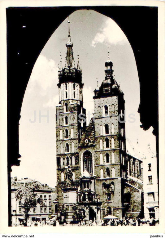 Krakow - Kosciol Mariacki - St. Mary's Church - Poland - unused - JH Postcards