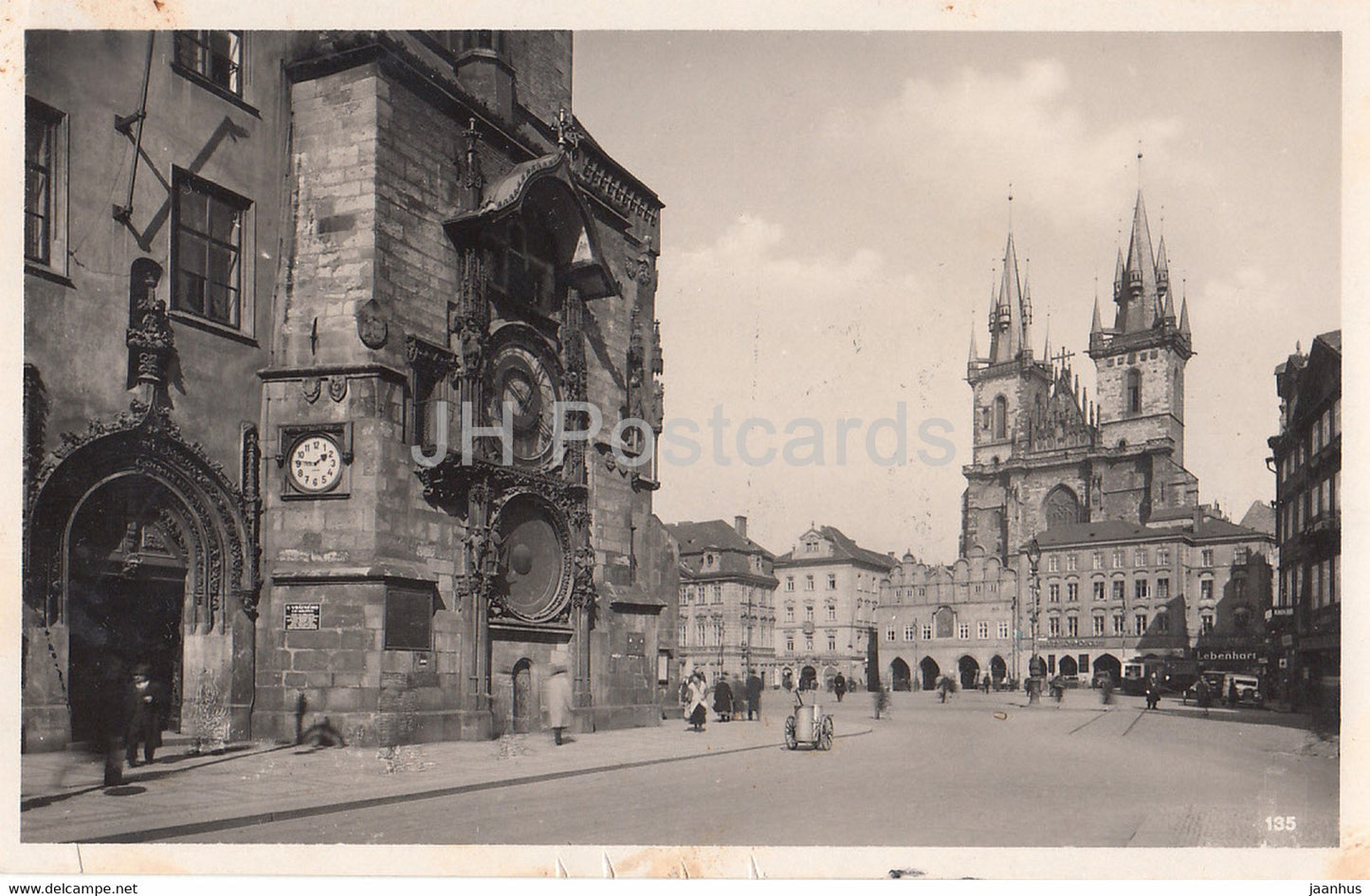 Praha - Prague - Staromestske namesti - Altstadter Ring - 135 - old postcard -  1943 - Czech Republic - used - JH Postcards