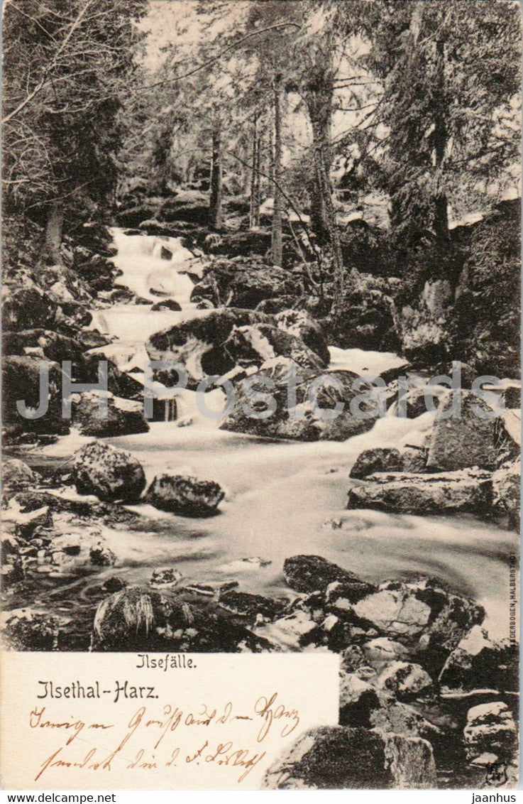 Ilsefalle - Ilsethal Harz - old postcard - 1906 - Germany - used - JH Postcards