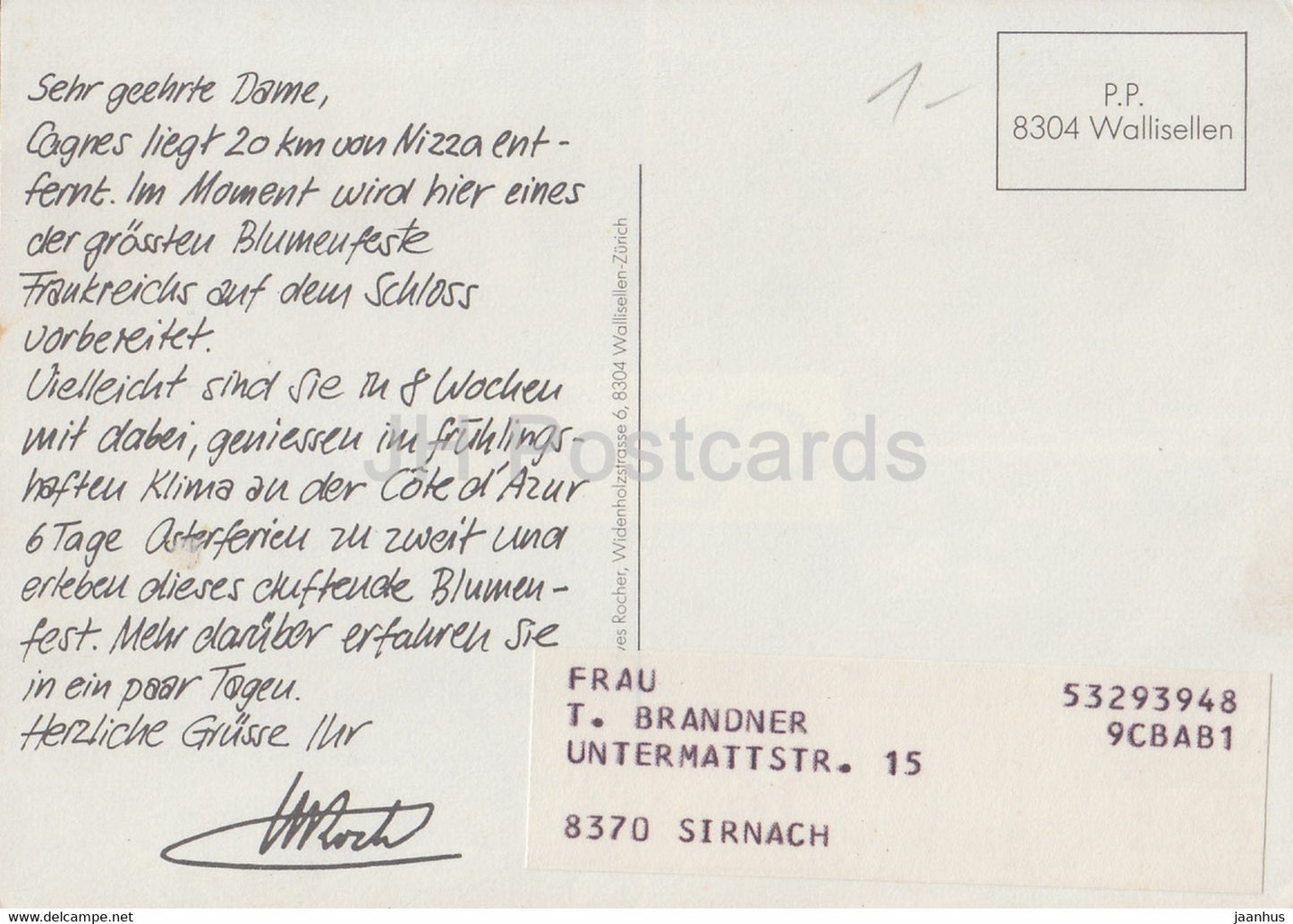 Meilleures salutations de Cagnes - boat - multiview - France - used