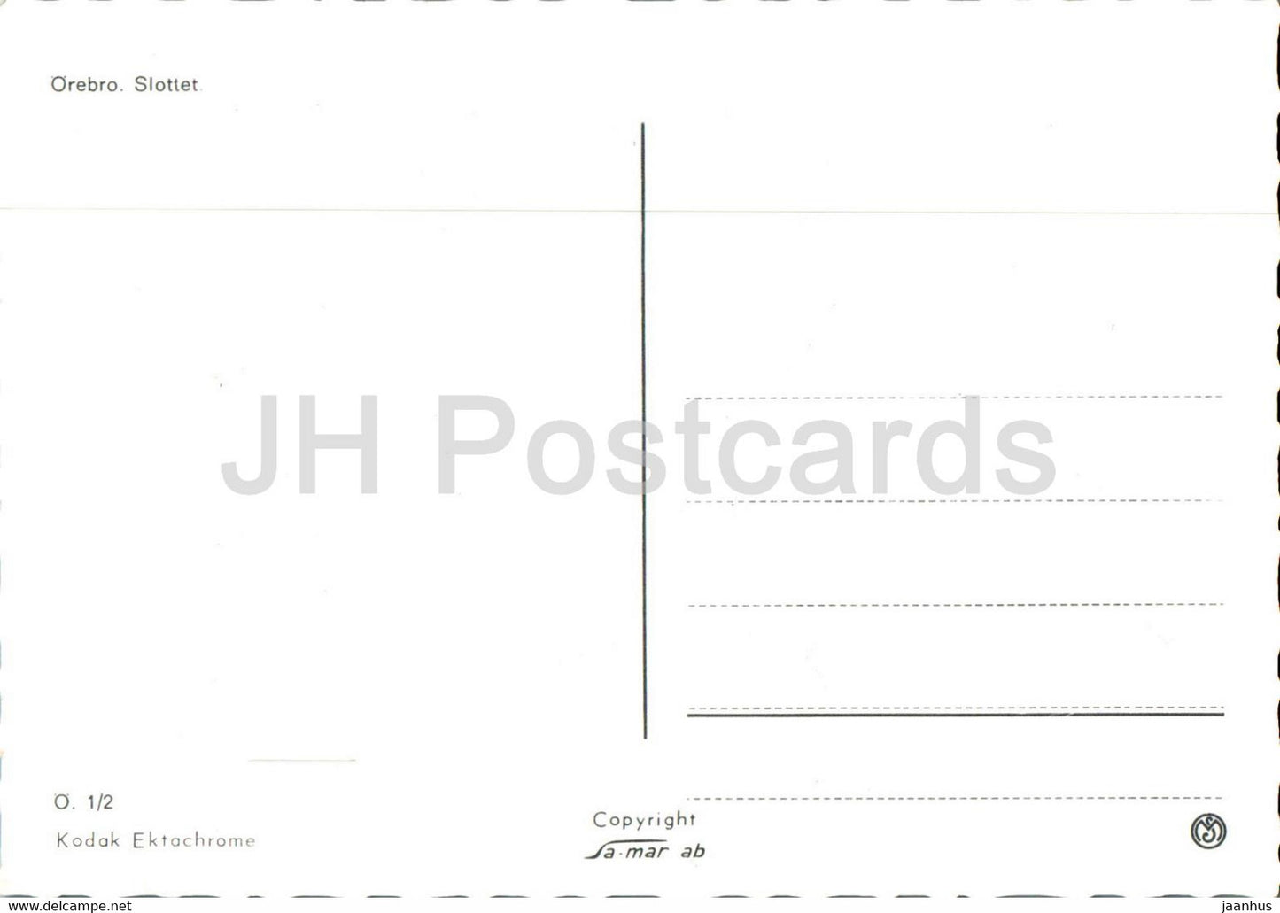 Orebro Slottet - castle - Sweden - unused