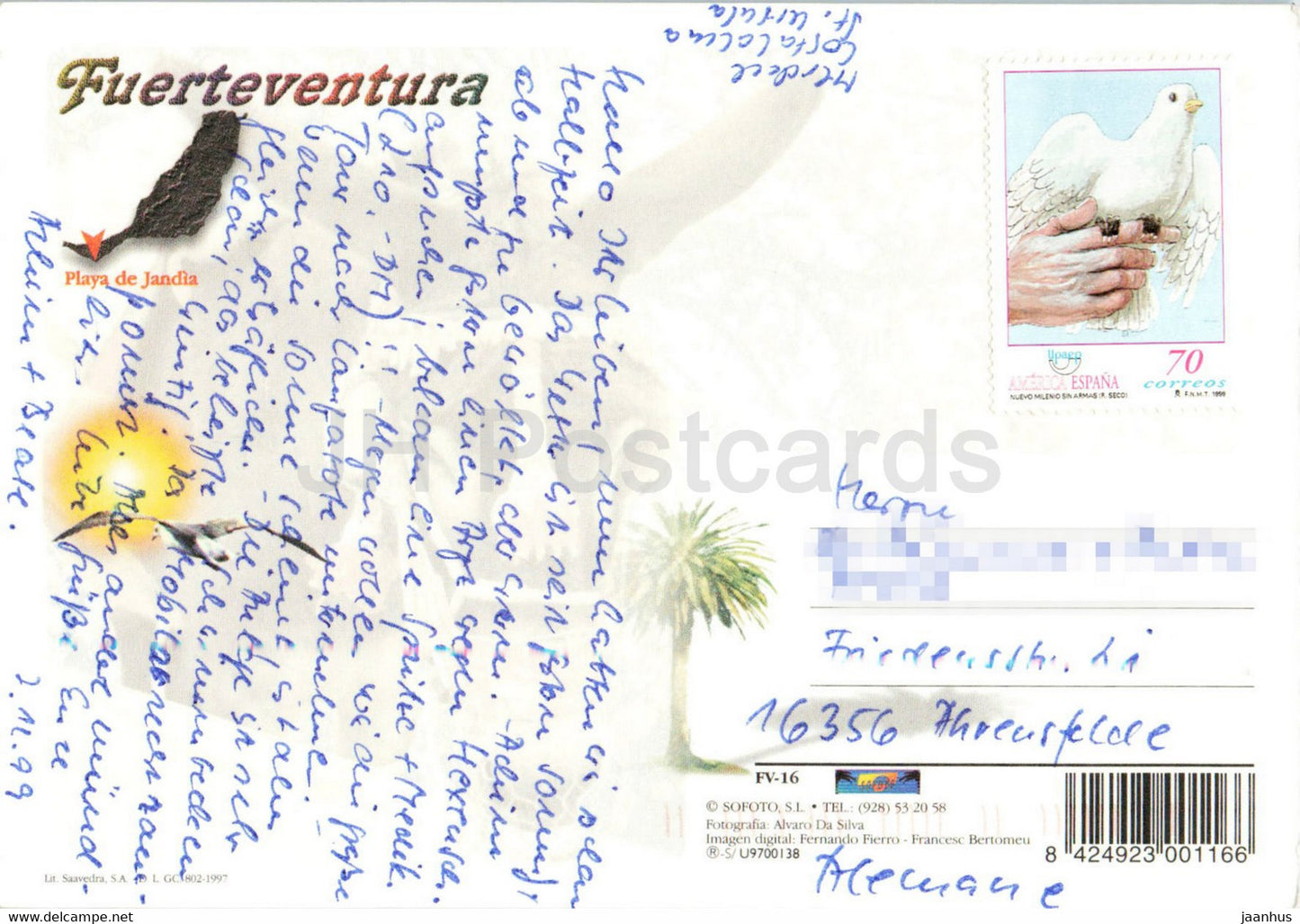 Fuerteventura - Playa de Jandia - multiview - 1999 - Espagne - d'occasion