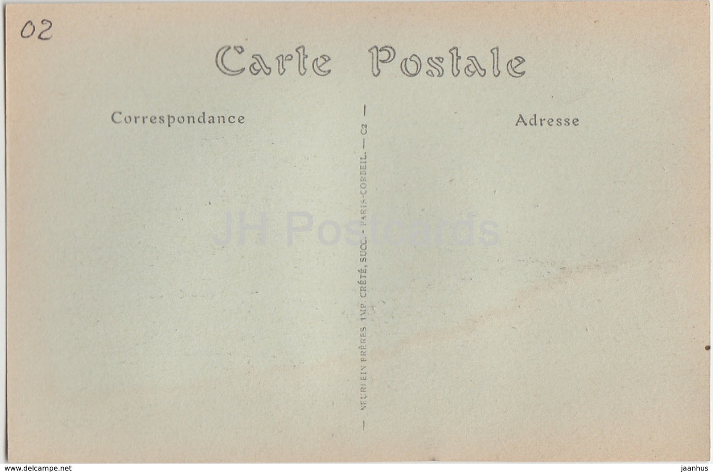 Laon - Gargouilles de la Cathedrale et Cour du Palais de Justice - cathedral - 150 - old postcard - France - unused