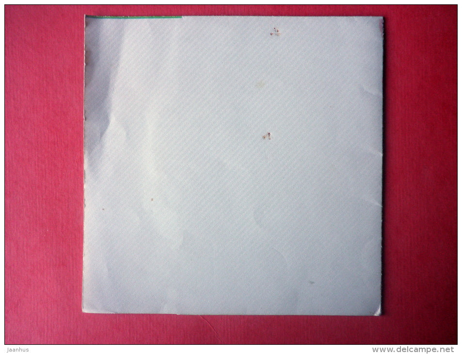 christmas greeting card - cones - old postcard - circulated in Estonia 1938 - JH Postcards