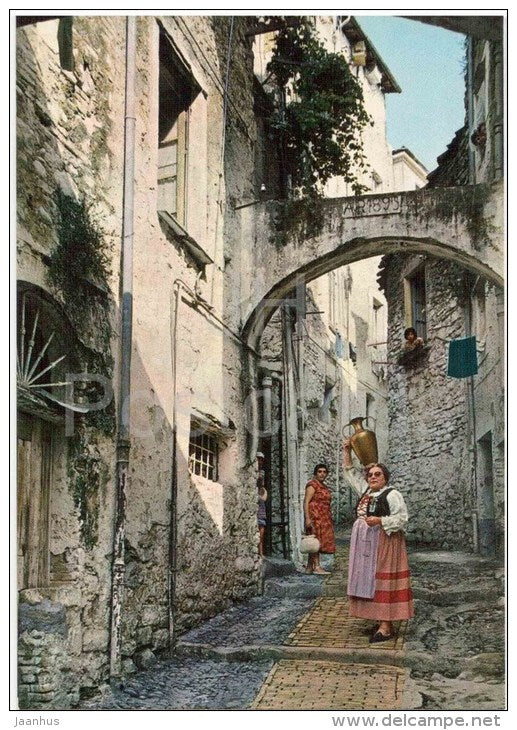 Citta Vecchia , Folklore locale - Riviera dei Fiori - San Remo - Sanremo - Liguria - 4742 - Italia - Italy - unused - JH Postcards