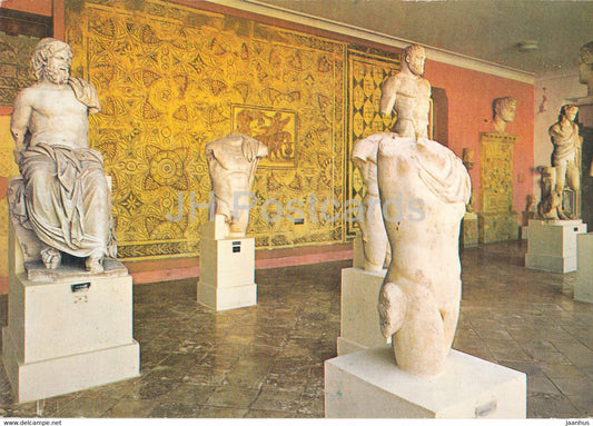 Cherchel - Le Musee - museum - interior - sculptures - Algeria - unused - JH Postcards