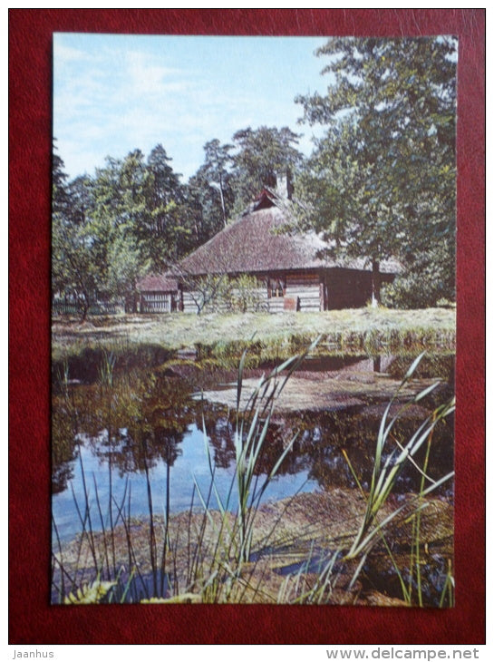 North Estonian Farmyard , late 19th century - The Estonian State Open-Air Museum - 1984 - Estonia USSR - unused - JH Postcards