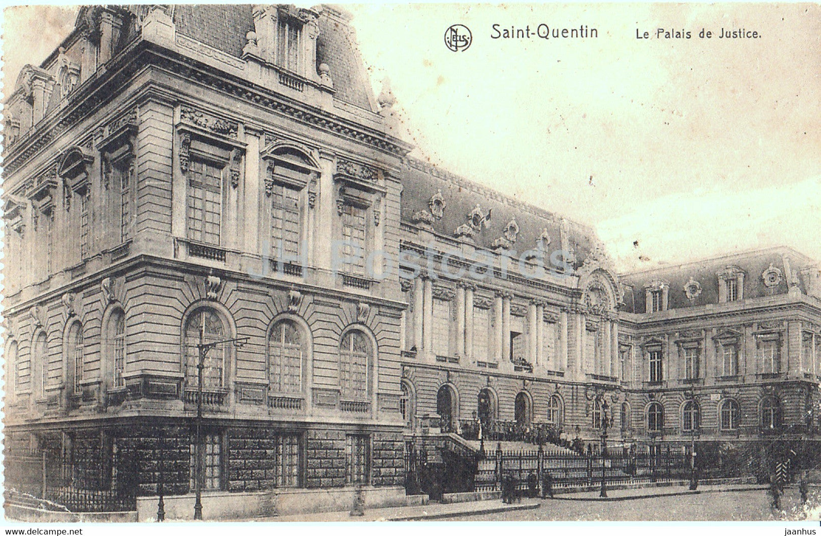 Saint Quentin - Le Palais de Justice - Feldpost - old postcard - 1915 - France - used - JH Postcards