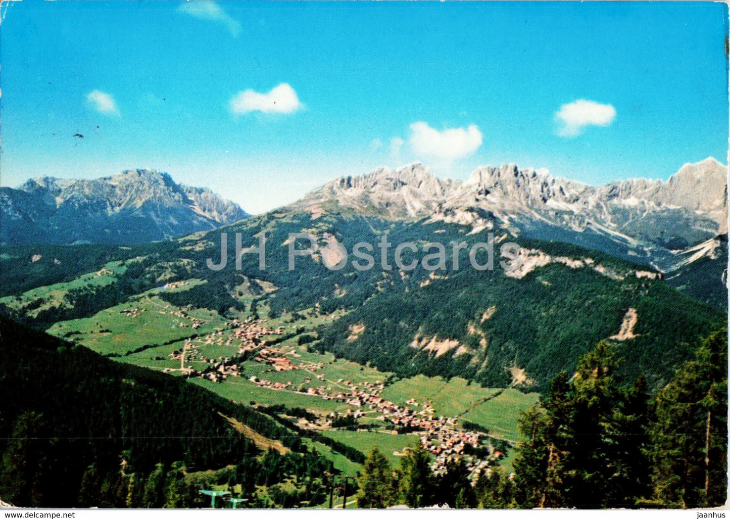 Dolomiti - Vigo di Fassa 1400 m - 1974 - Italy - used - JH Postcards
