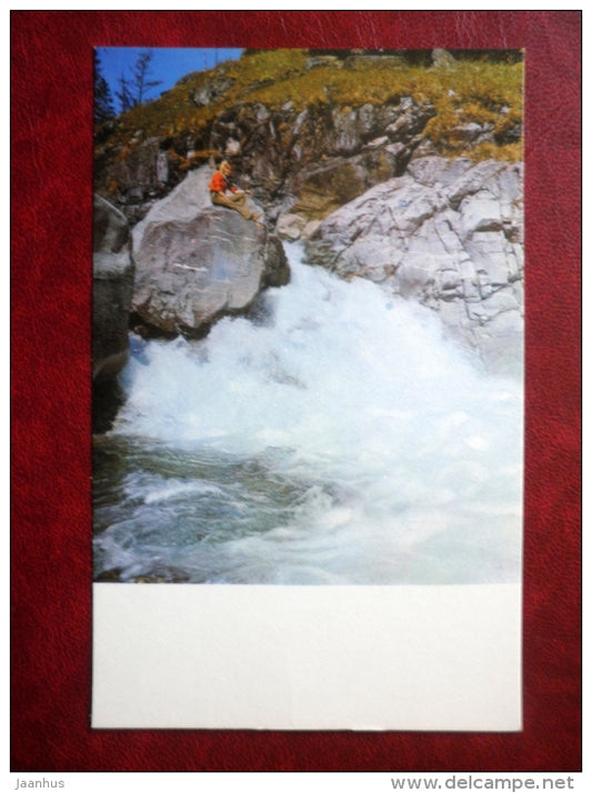 The Kyngarga - a Taiga river - Baikal - 1971 - Russia USSR - unused - JH Postcards