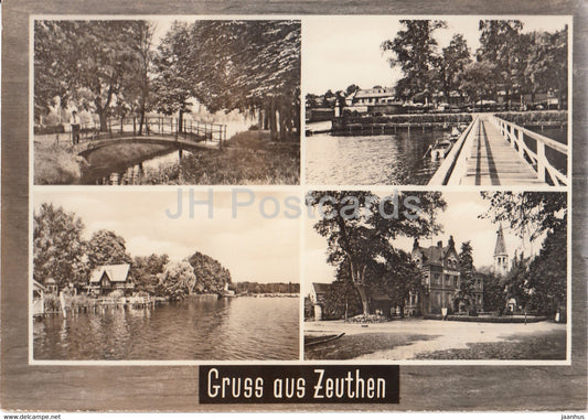 Gruss aus Zeuthen - multiview - Germany - unused - JH Postcards