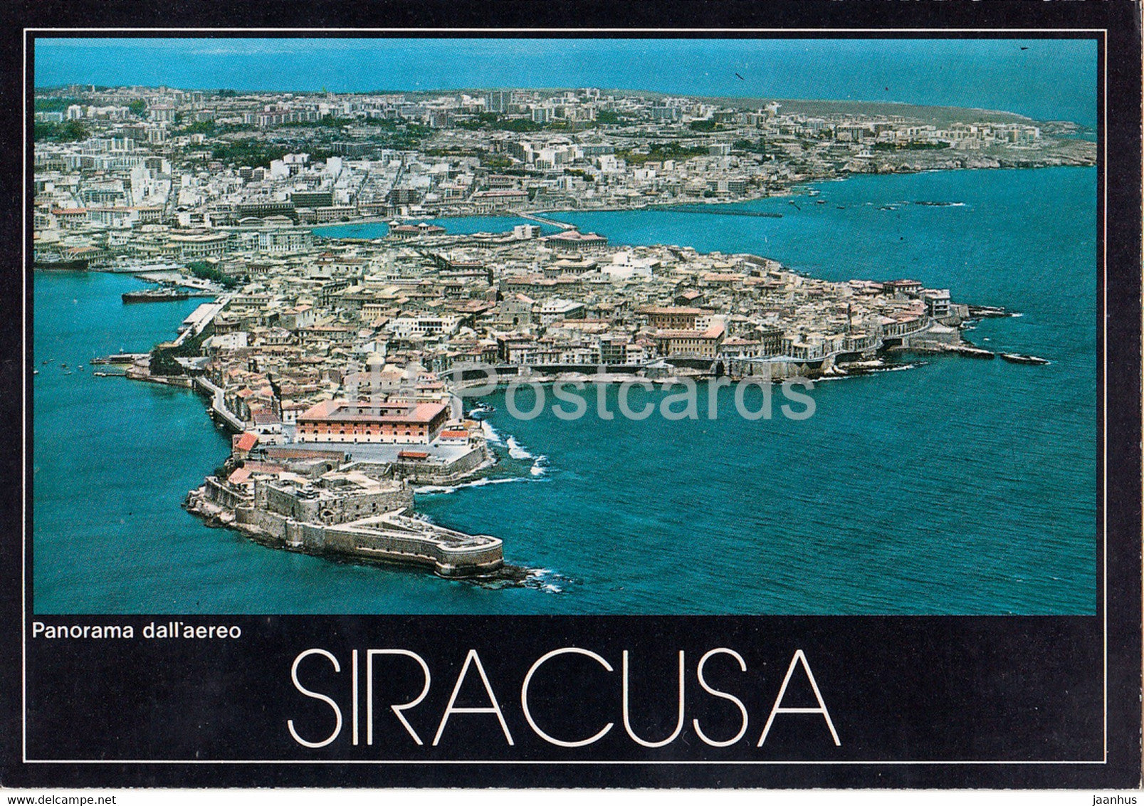 Siracusa - Panorama dall'aereo - View from the Airplane - 14492 - Italy - unused - JH Postcards