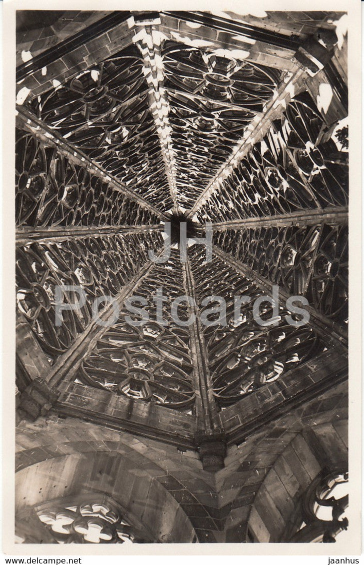 Freiburg i Br - Munsterpyramide - old postcard - Germany - unused - JH Postcards