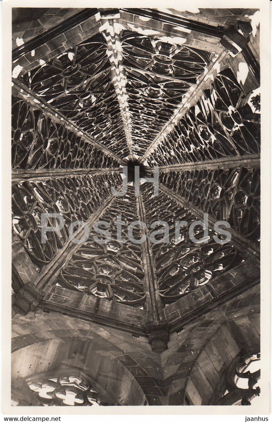 Freiburg i Br - Munsterpyramide - old postcard - Germany - unused - JH Postcards