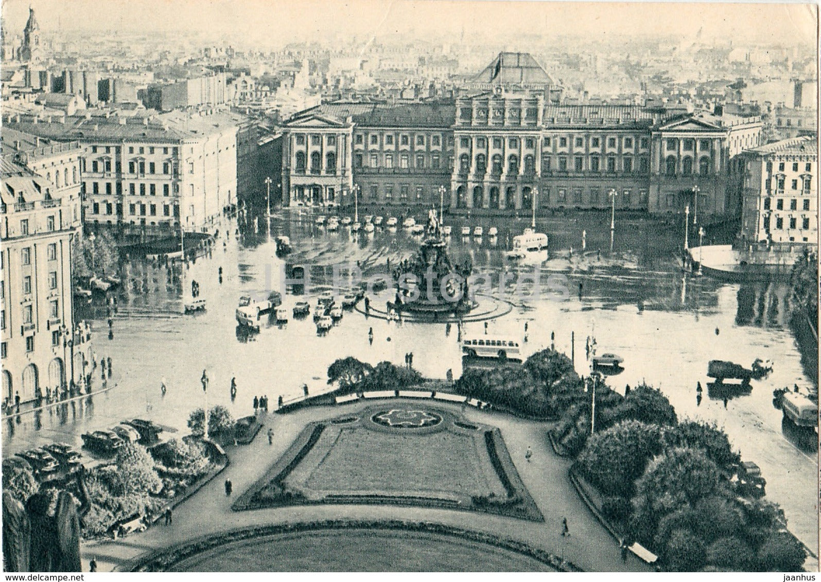 Leningrad - St. Petersburg - St. Isaac's Square - Leningrad City Soviet - 1960 - Russia USSR - unused - JH Postcards