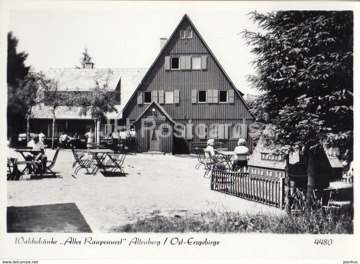 Waldschanke - Altes Raupennest - Altenberg - 4480 - Germany DDR - unused - JH Postcards