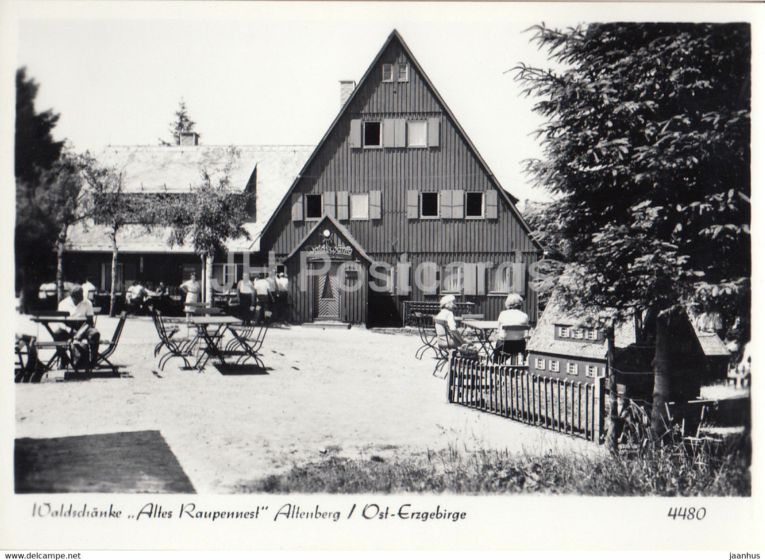 Waldschanke - Altes Raupennest - Altenberg - 4480 - Germany DDR - unused - JH Postcards