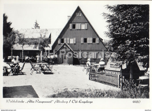 Waldschanke - Altes Raupennest - Altenberg - 4480 - Germany DDR - unused - JH Postcards