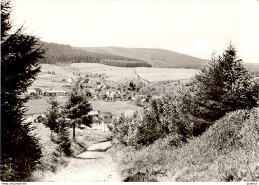 Altenfeld - Blick zur Haube - Kr Ilmenau - Germany DDR - unused - JH Postcards