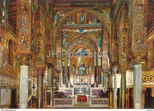 Palermo - Capella Palatina - Interno - Palatine Chapel - inside - Italy - unused - JH Postcards