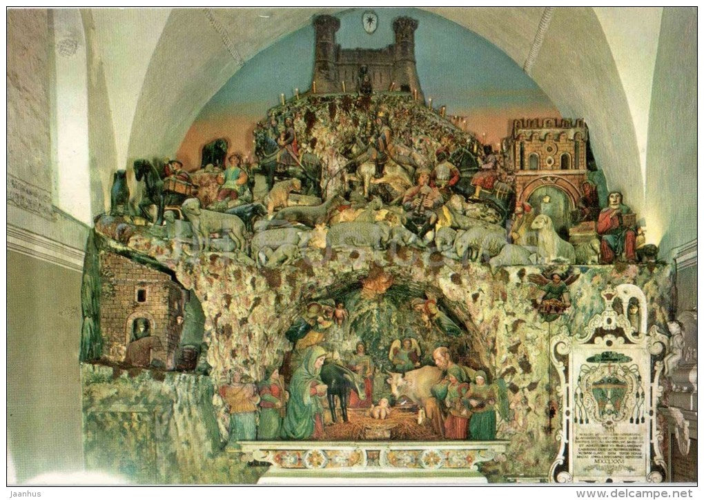 Presepio nella Basilica Cattedrale - Crib in the Basilica Cathedral - Matera - Basilicata - 76 - Italia - Italy - unused - JH Postcards