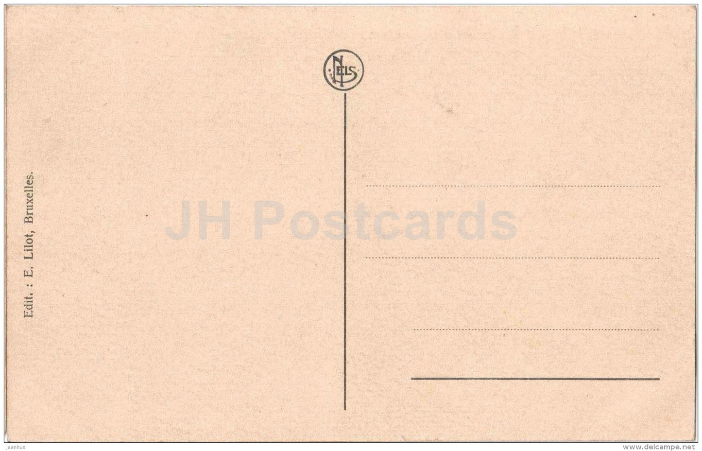 Theatre Flamand et Avenue d´Italie - tram - Anvers - Antwerpen - Belgium - old postcard - unused - JH Postcards