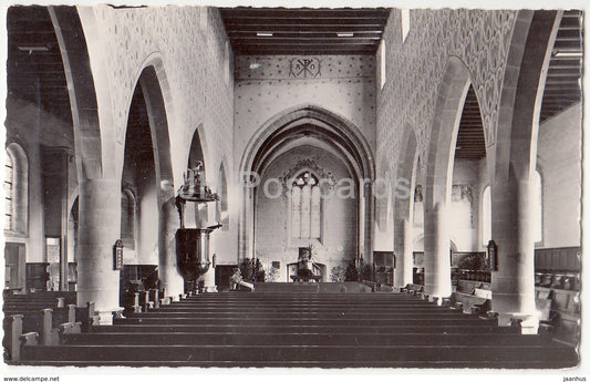 Temple de Payerne - Le Choeur - 1881 - Switzerland - 1966 - old postcards - used - JH Postcards