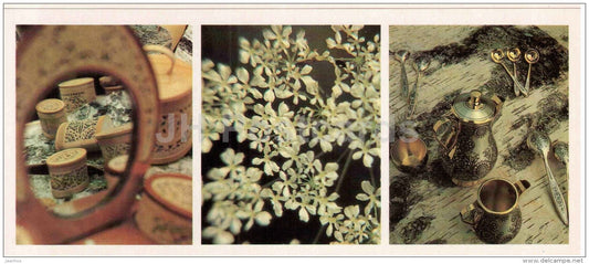 handicraft - Vologda Region - 1987 - Russia USSR - unused - JH Postcards