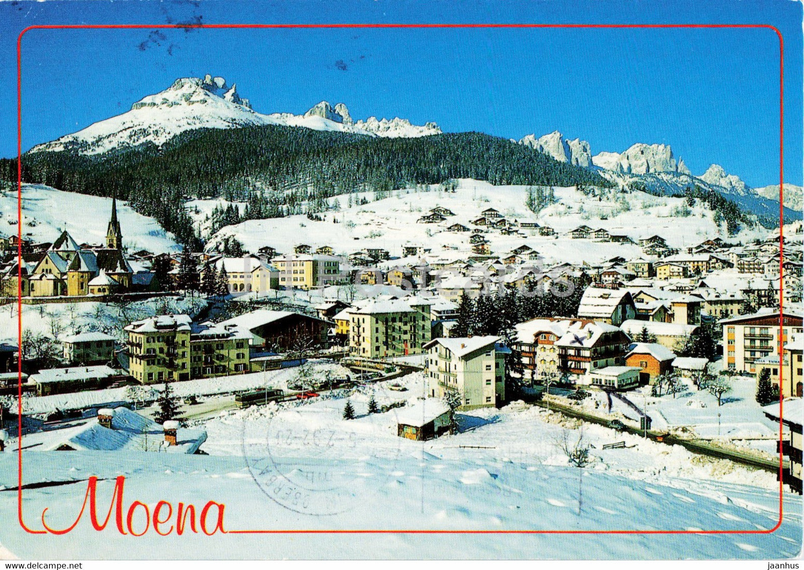 Moena 1200 m - Dolomiti - Trentino - 1992 - Italy - used - JH Postcards