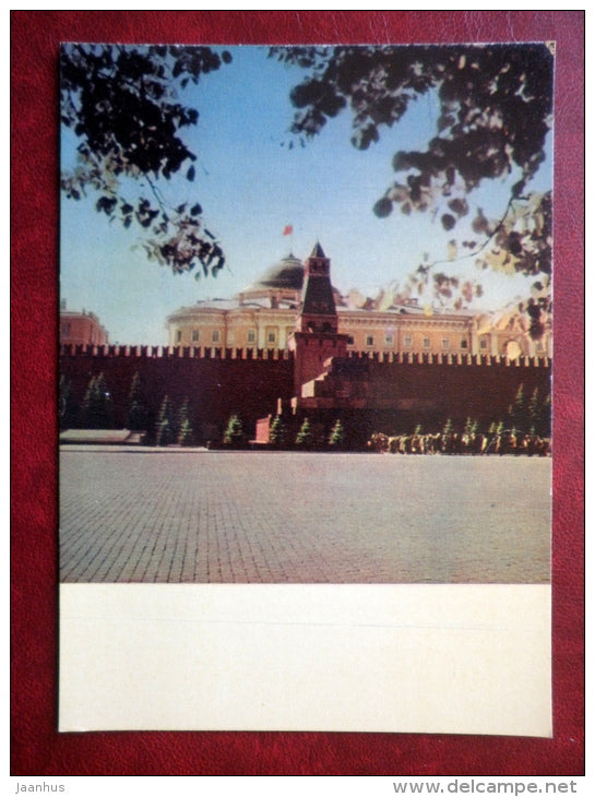 Red Square - Lenin Mausoleum - Kremlin - Moscow - 1967 - Russia USSR - unused - JH Postcards