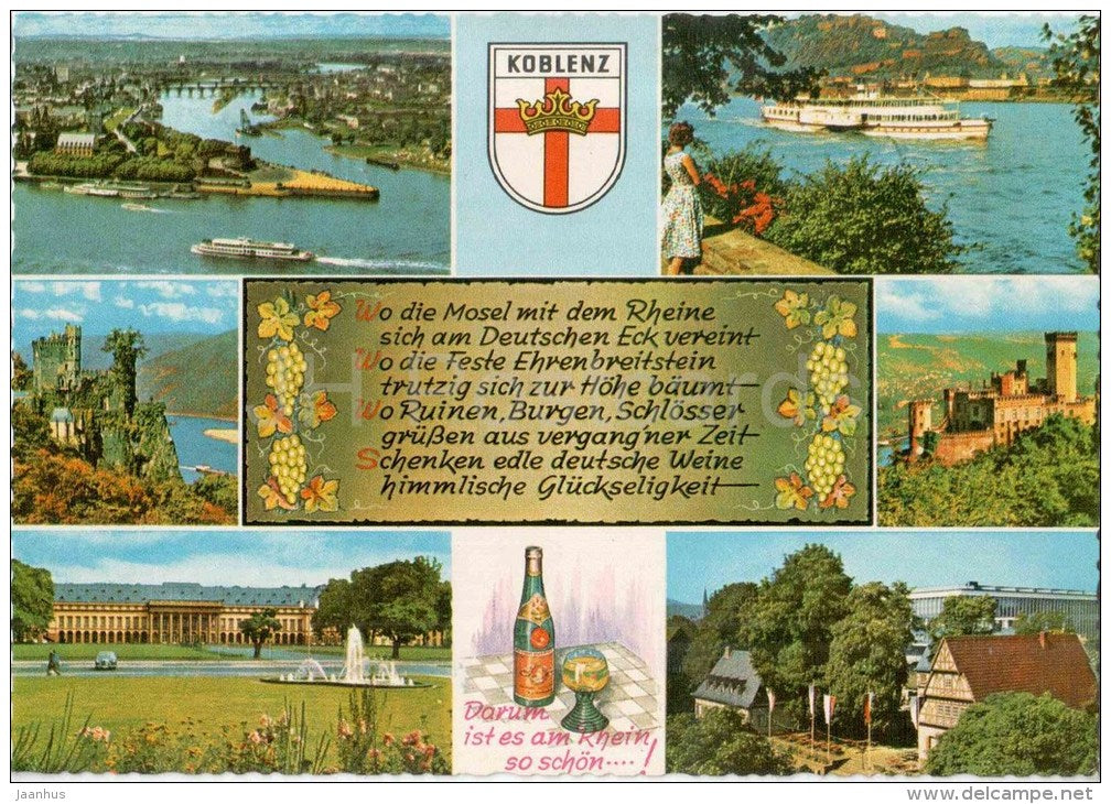Koblenz - KO 8 - Germany - ungelaufen - JH Postcards